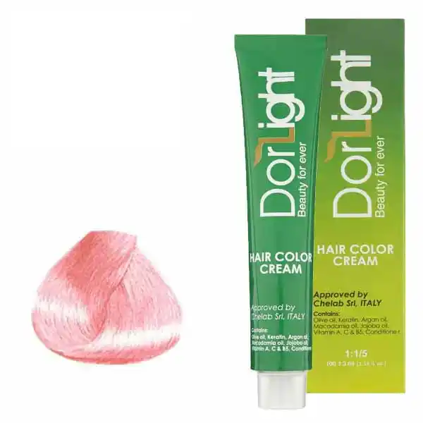 رنگ موی دورلایت ۱۰۰۷ صورتی روشن